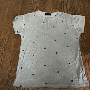 Tshirt with embroidered stars